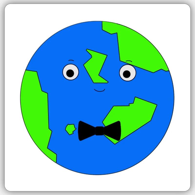 Soil with fly Sticker size S (10 x 10 cm)