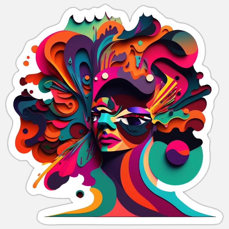 Sticker taille S (10 x 10 cm) - 