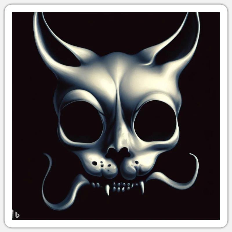 Smooth kitty Sticker taille S (10 x 10 cm)