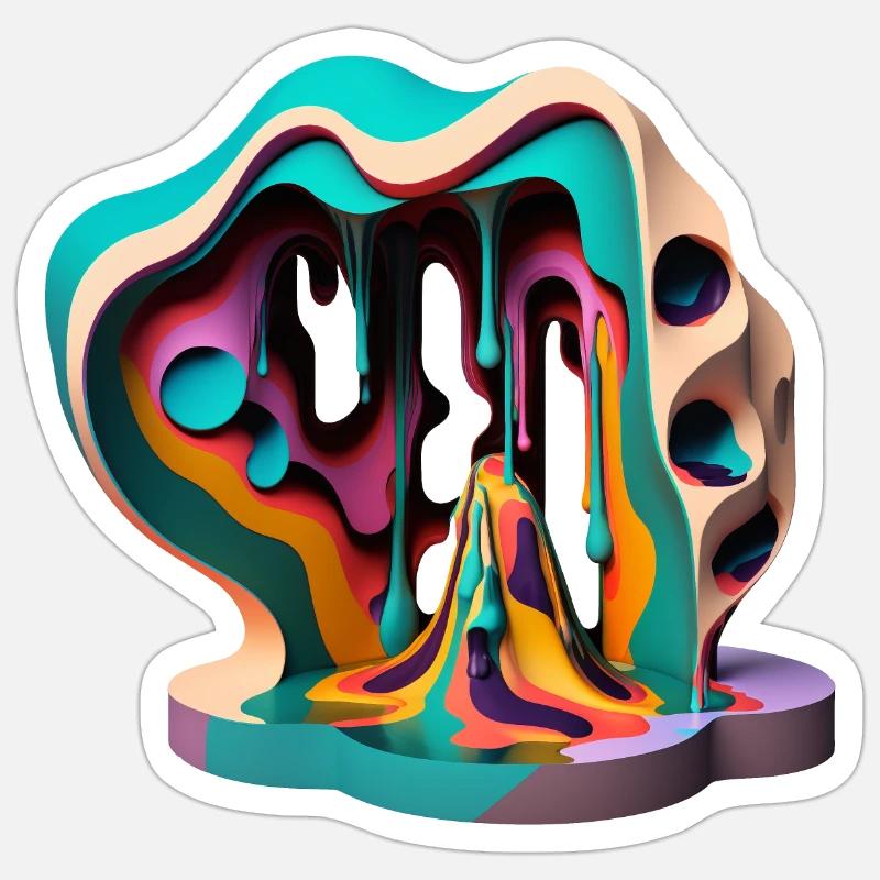 Sticker taille S (10 x 10 cm) - 