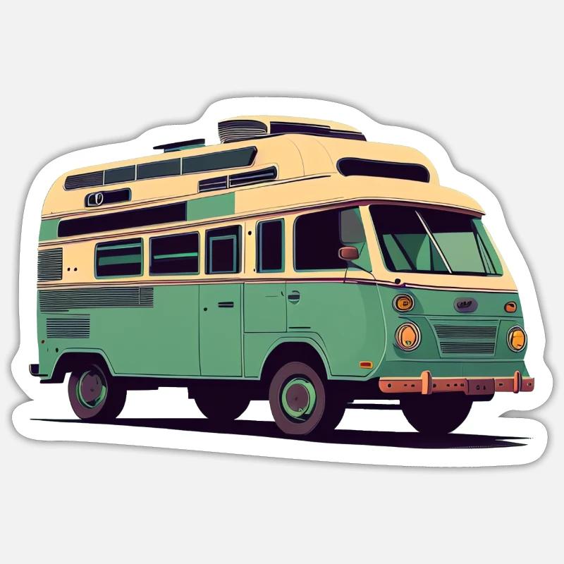 Dein Camper Liebling - Sticker Größe S (10 x 10 cm) - Mattweiß