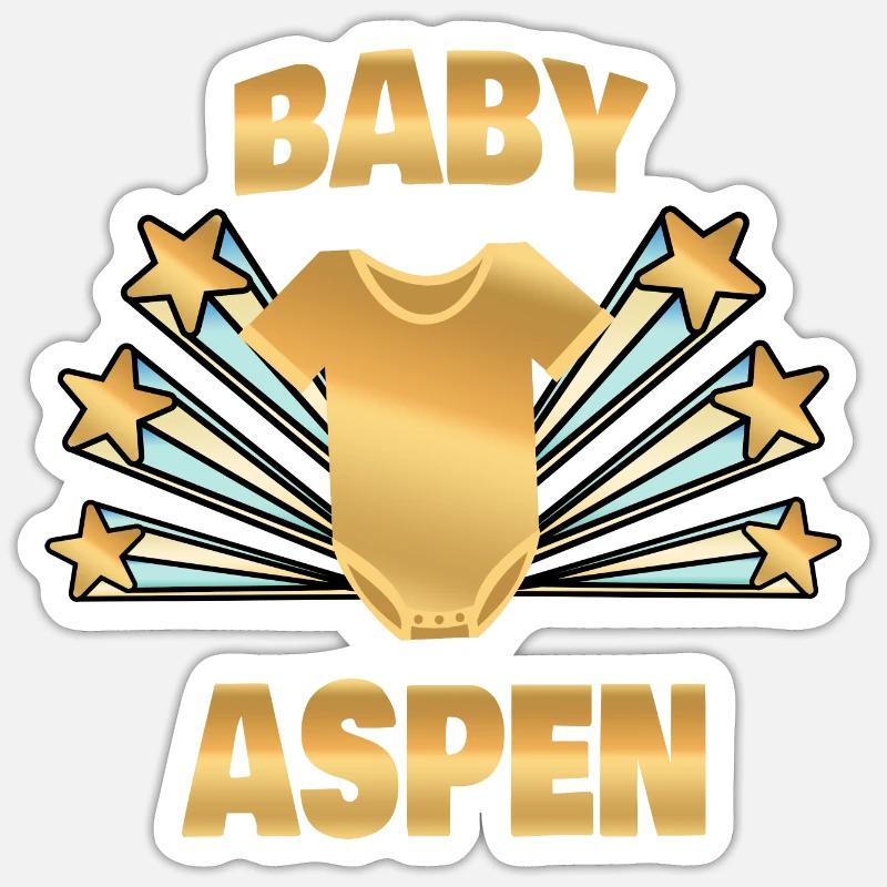 Gift for Aspen Sticker size S (10 x 10 cm)