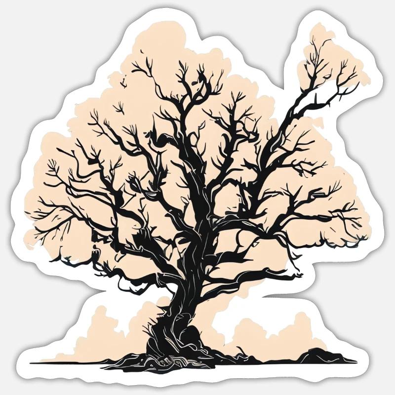 Dein Baum Sticker Größe S (10 x 10 cm)