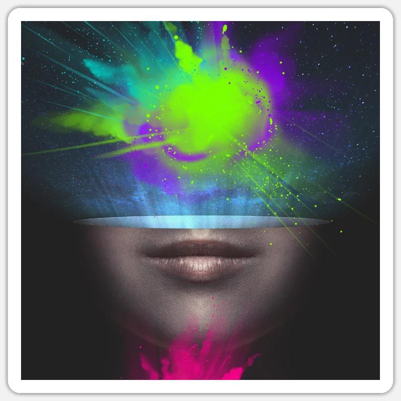 Explosive Head Sticker size S (10 x 10 cm)