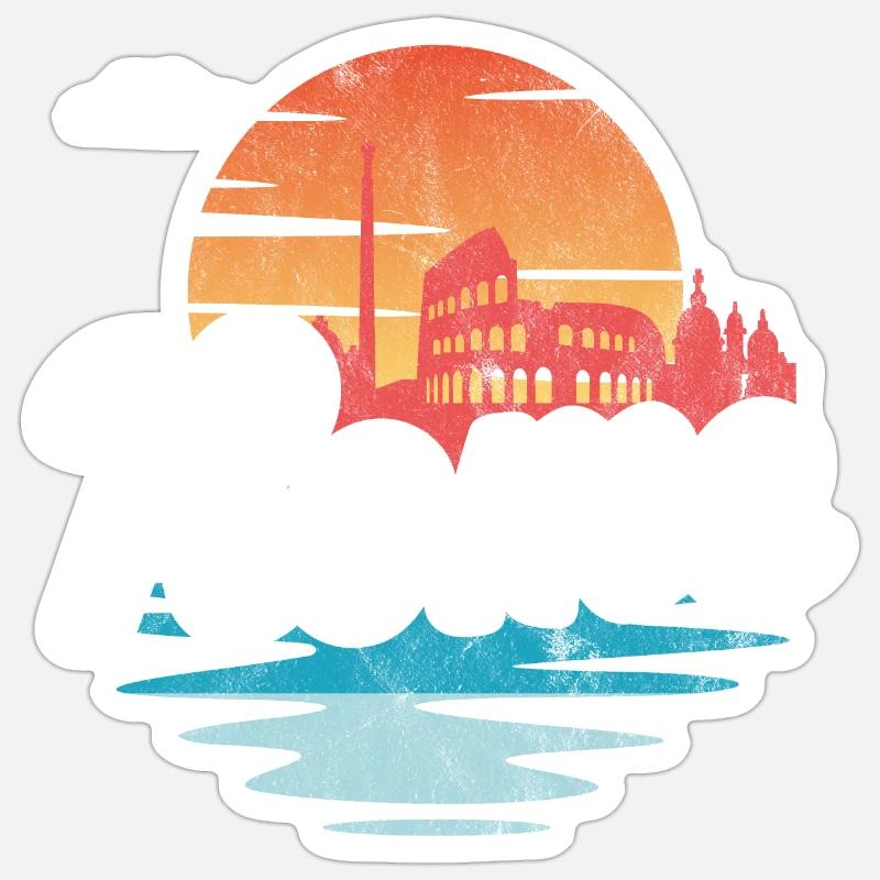 Rom Sticker Größe S (10 x 10 cm)