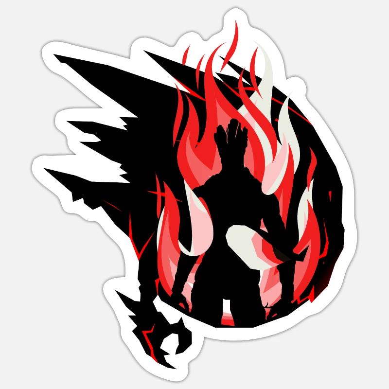 Final Hot - Sticker taille S (10 x 10 cm) - blanc mat