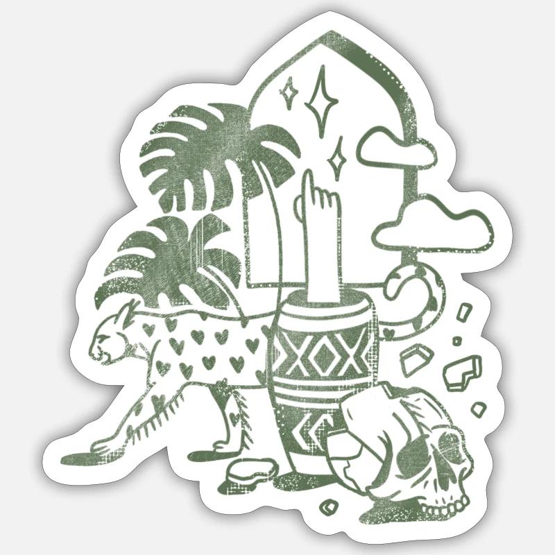 Sticker taille S (10 x 10 cm) - 