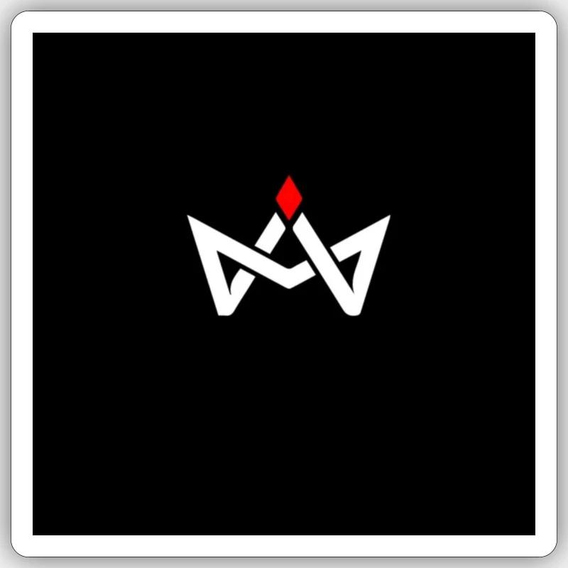 Alpha - Sticker size S (10 x 10 cm) - white matte