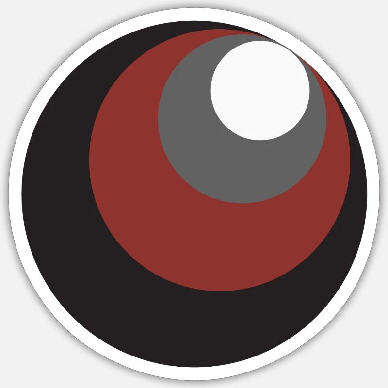 Circles Sticker Größe S (10 x 10 cm)