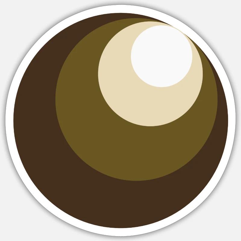 Circles Sticker Größe S (10 x 10 cm)