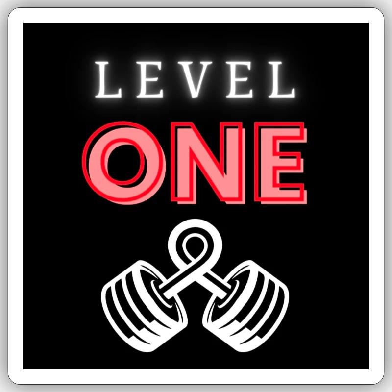 Level One Sticker Größe S (10 x 10 cm)