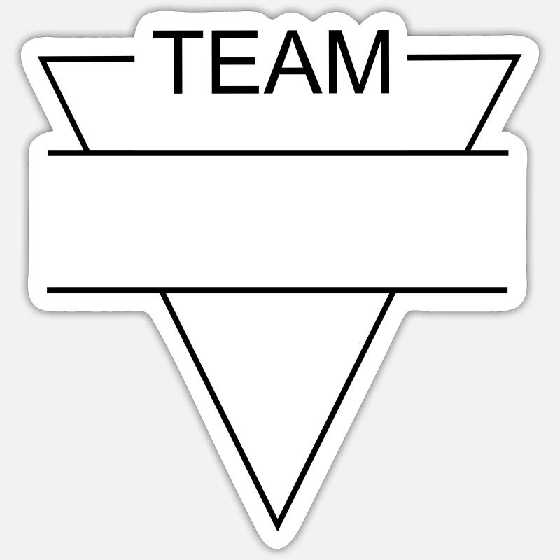 Team Sticker size S (10 x 10 cm)