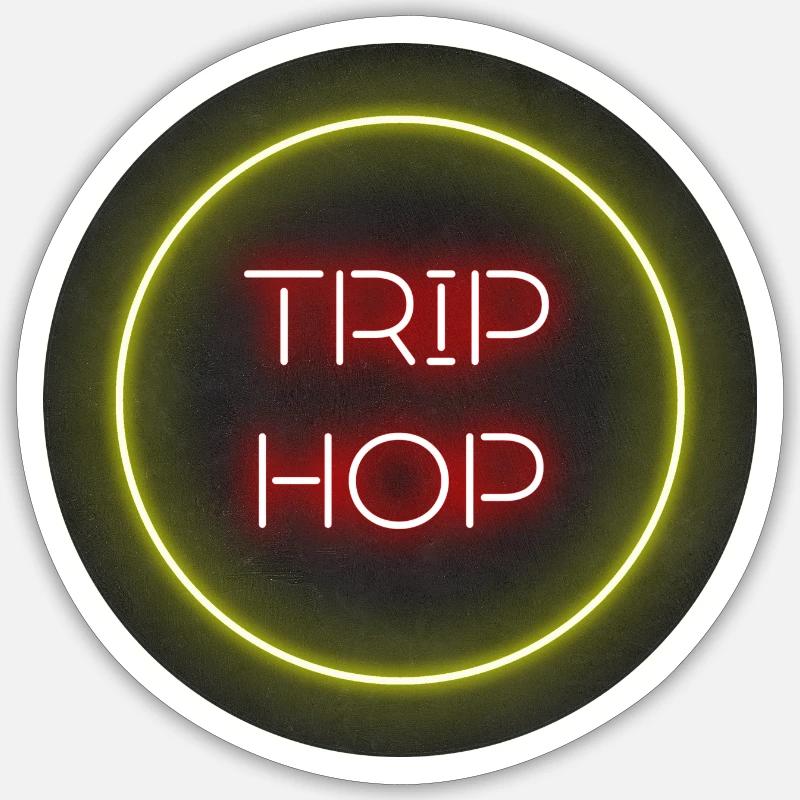 TRIP HOP Sticker size S (10 x 10 cm)