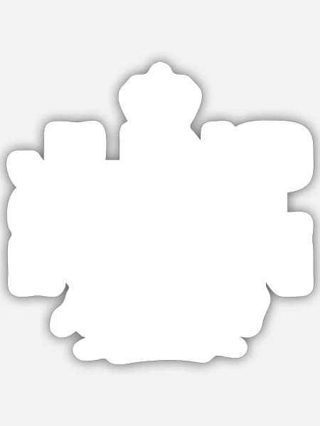 Junggesellinnen Abschied Jga - Sticker Größe S (10 x 10 cm) - Mattweiß