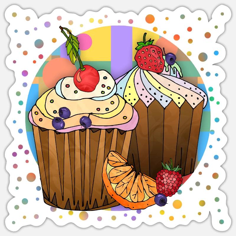 Gâteaux Sticker taille S (10 x 10 cm)