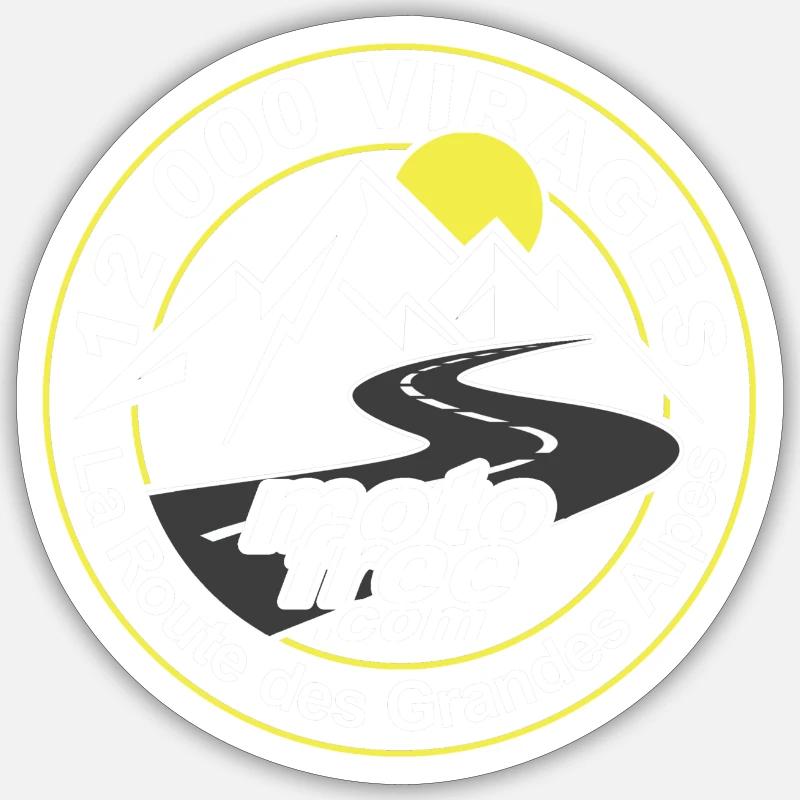 Logo 2023 - Sticker taille S (10 x 10 cm) - blanc mat