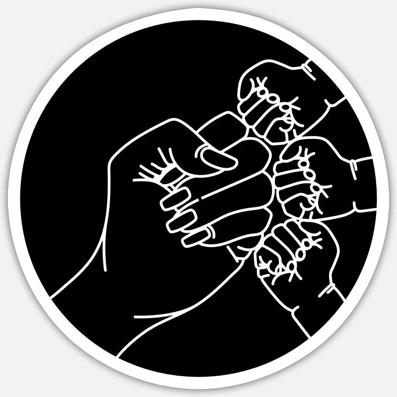 Sticker Größe S (10 x 10 cm) - 