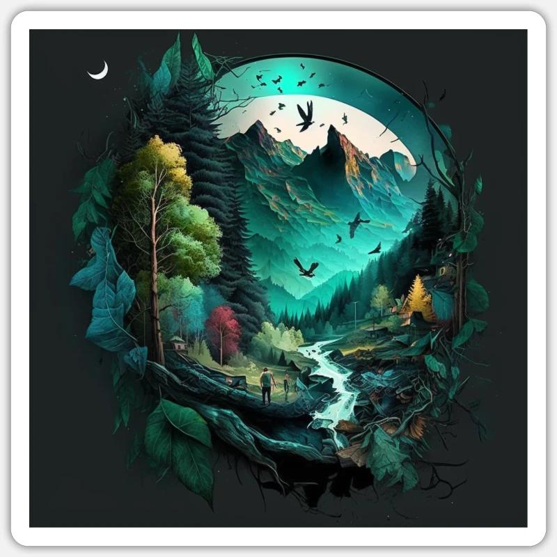 Sticker Größe S (10 x 10 cm) - 