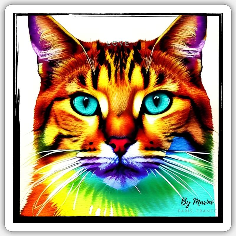 Sticker Größe S (10 x 10 cm) - 