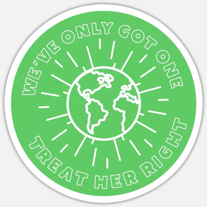 Pas de planète B Sticker taille S (10 x 10 cm)