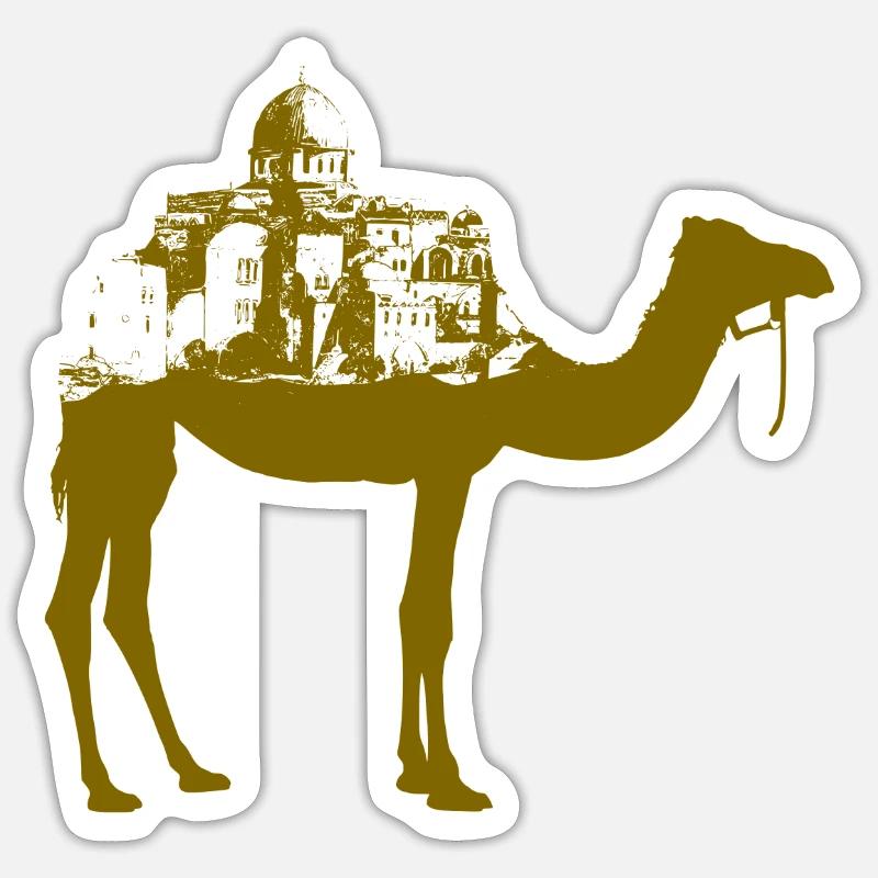 Jamal AL-Mahamel - Sticker taille S (10 x 10 cm) - blanc mat