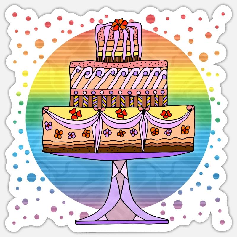 Sticker Größe S (10 x 10 cm) - 