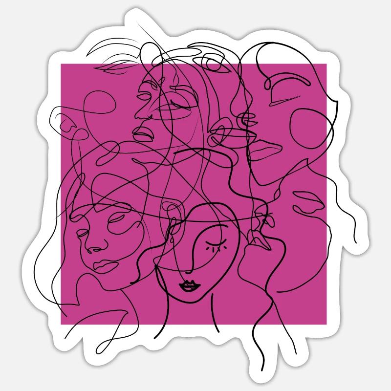 Sticker Größe S (10 x 10 cm) - 