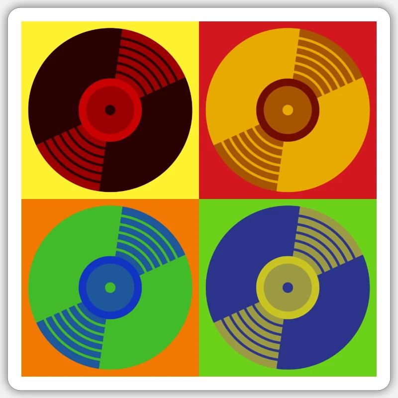Sticker Größe S (10 x 10 cm) - 
