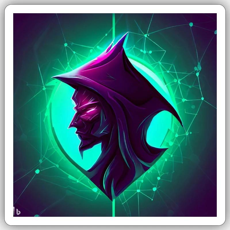Crypto Priest Sticker size S (10 x 10 cm)