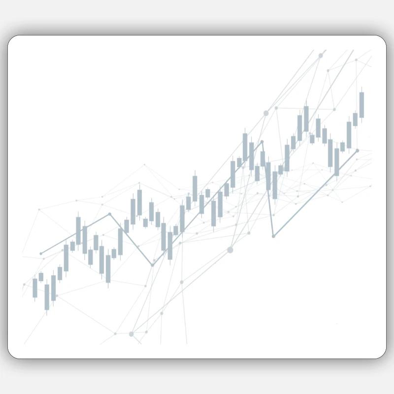 Candlestick chart Sticker size S (10 x 10 cm)