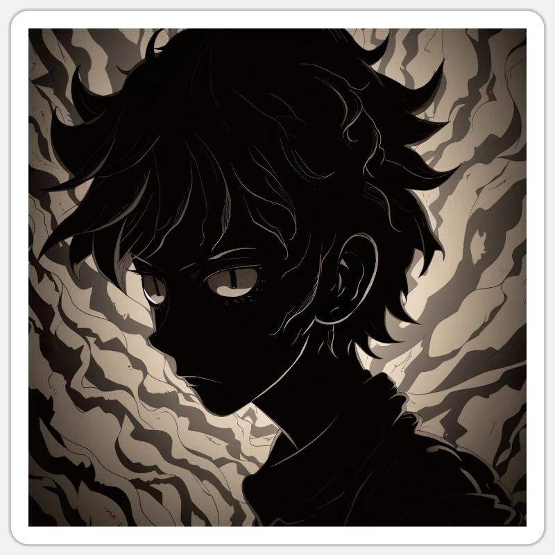 Shadow Anime Sticker Größe S (10 x 10 cm)