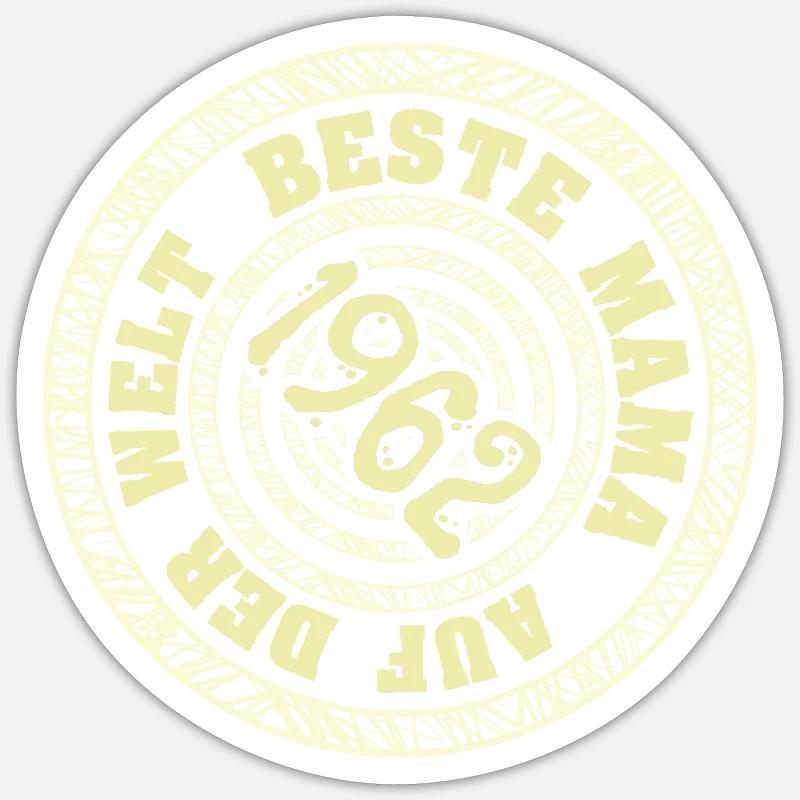 1962 - Sticker Größe S (10 x 10 cm) - Mattweiß