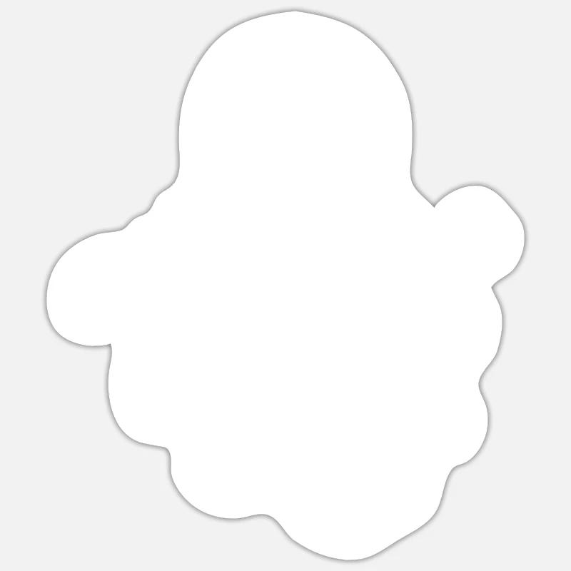 Ghost Ghosts Witching Hour Halloween Sticker size S (10 x 10 cm)