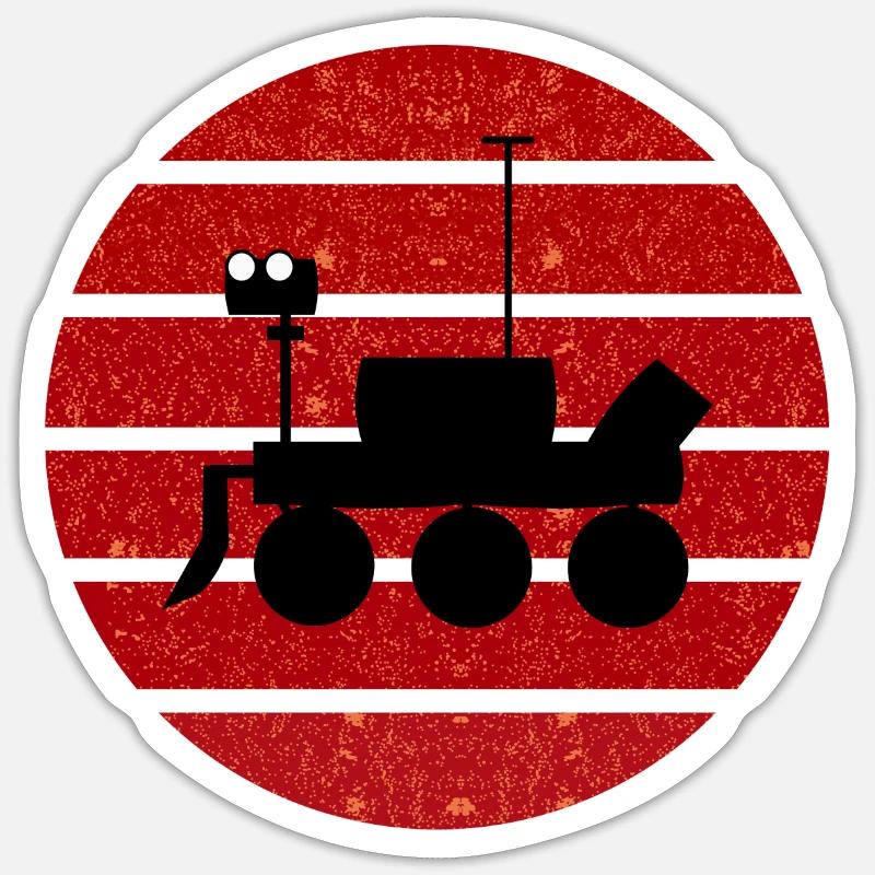 Les explorateurs de l’espace Sticker taille S (10 x 10 cm)