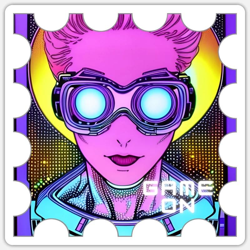 Jeu activé Sticker taille S (10 x 10 cm)