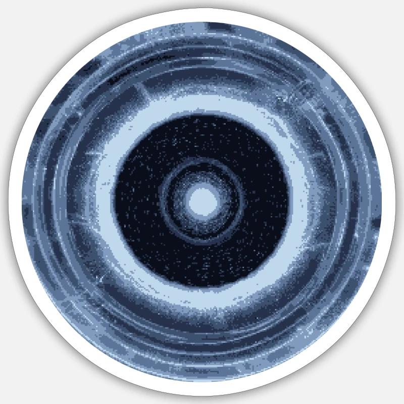 Void - Sticker size S (10 x 10 cm) - white matte