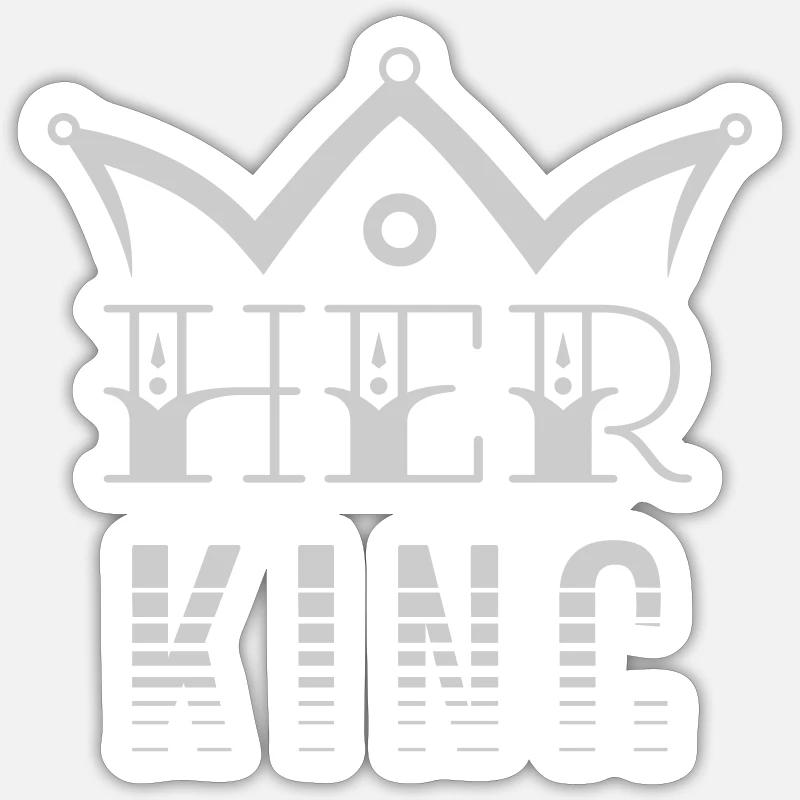 Her King Sticker size S (10 x 10 cm)