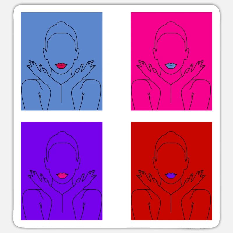 Sticker taille S (10 x 10 cm) -
