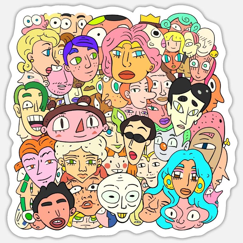 Sticker Größe S (10 x 10 cm) - 