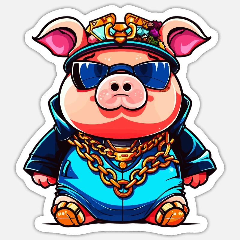 Sticker taille S (10 x 10 cm) - 