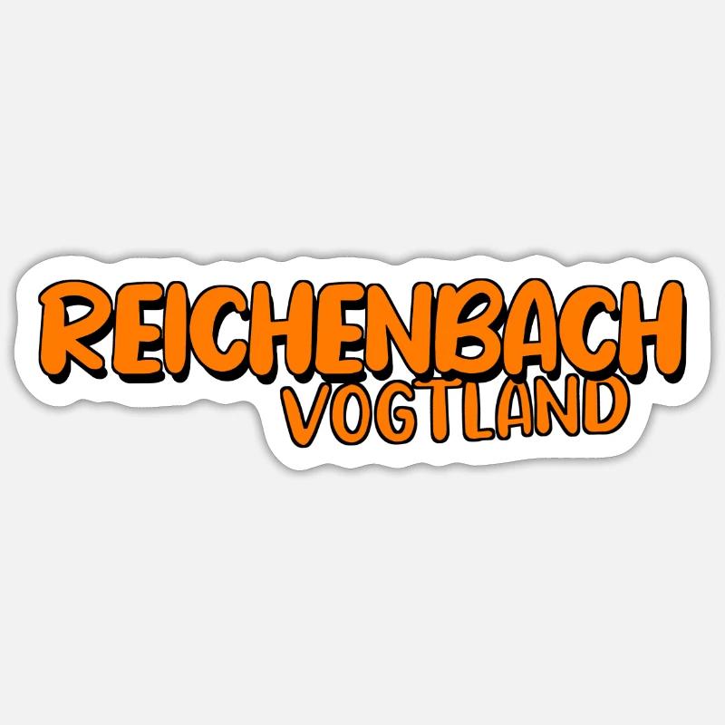 Reichenbach - Sticker Größe S (10 x 10 cm) - Mattweiß