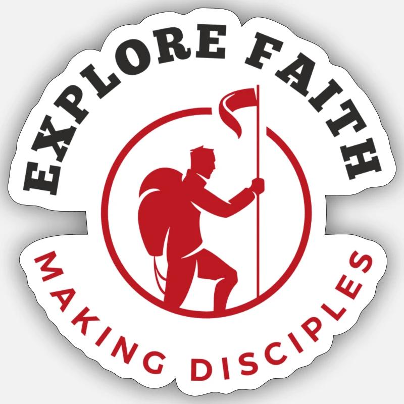 Explore Faith Sticker Größe S (10 x 10 cm)