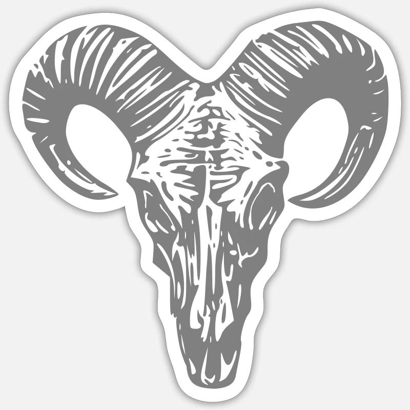 Saké de chèvre Sticker taille S (10 x 10 cm)