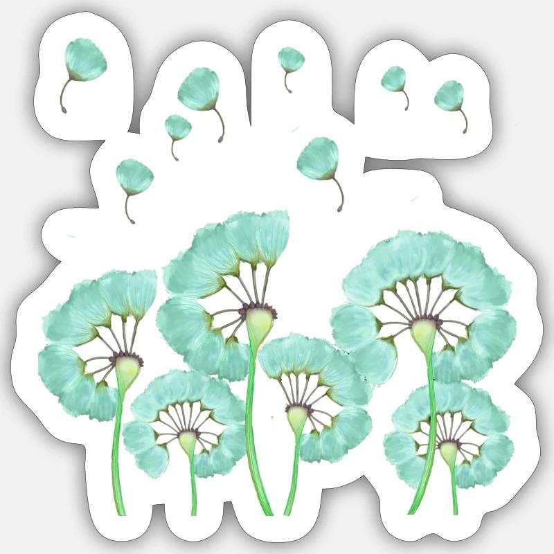 Dandelion Sticker size S (10 x 10 cm)