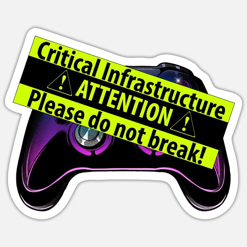 Critical Controller Sticker size S (10 x 10 cm)