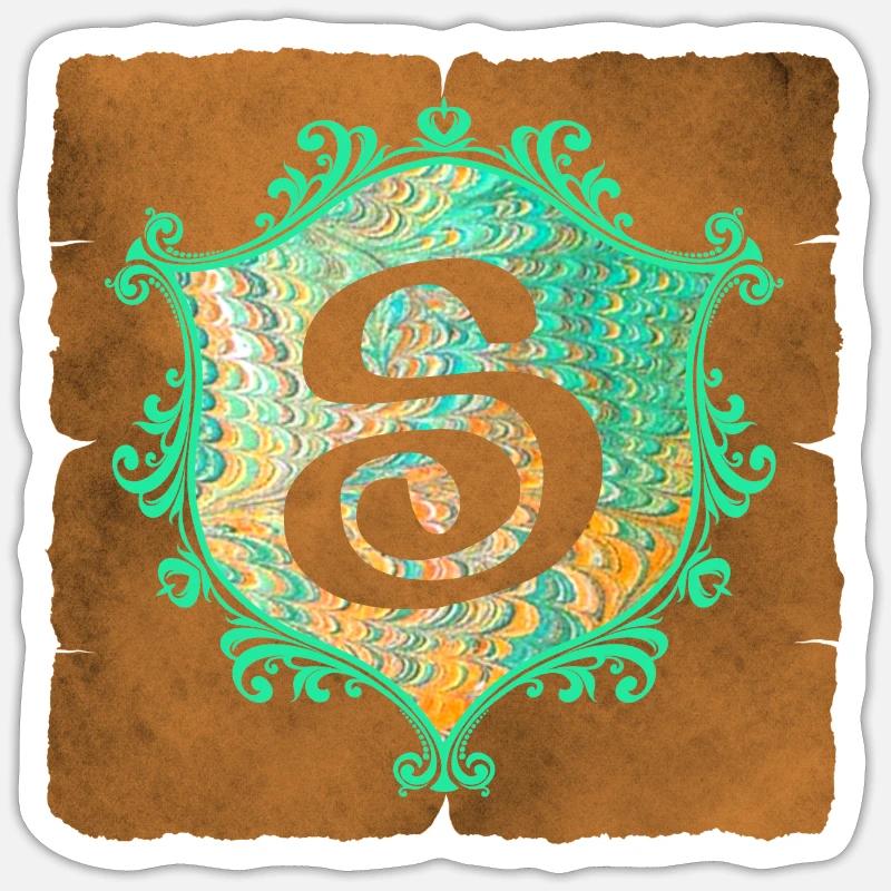 E 36 S - Sticker taille S (10 x 10 cm) - blanc mat