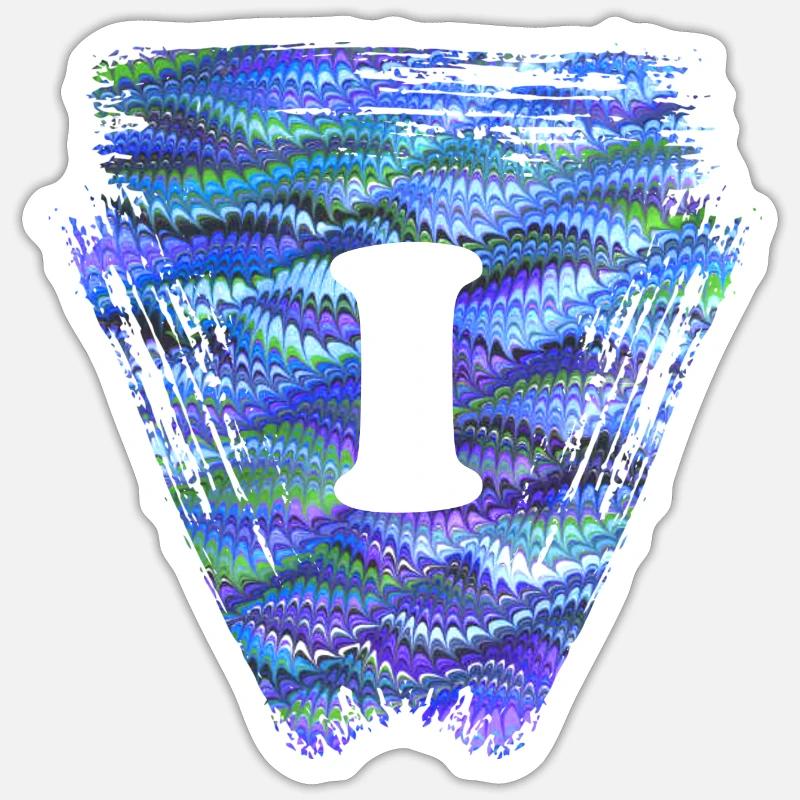 Dreieck E 103 I - Sticker size S (10 x 10 cm) - white matte