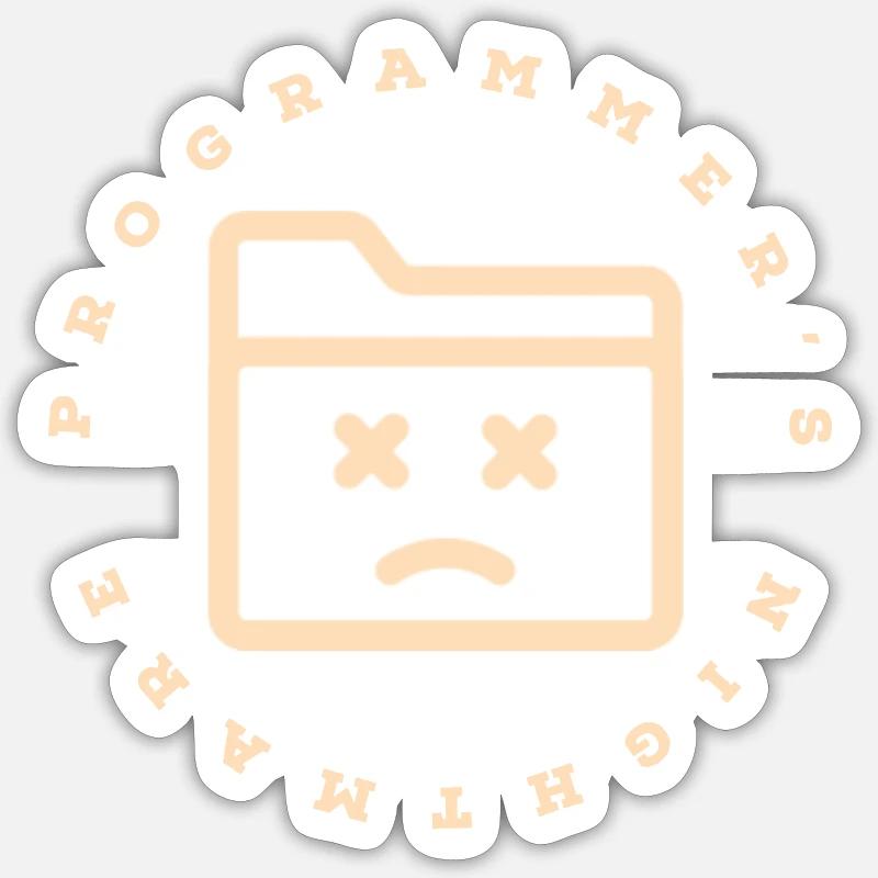 Programmer's Nightmare Sticker size S (10 x 10 cm)