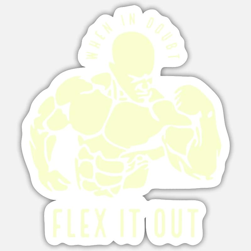 flex it out Sticker size S (10 x 10 cm)