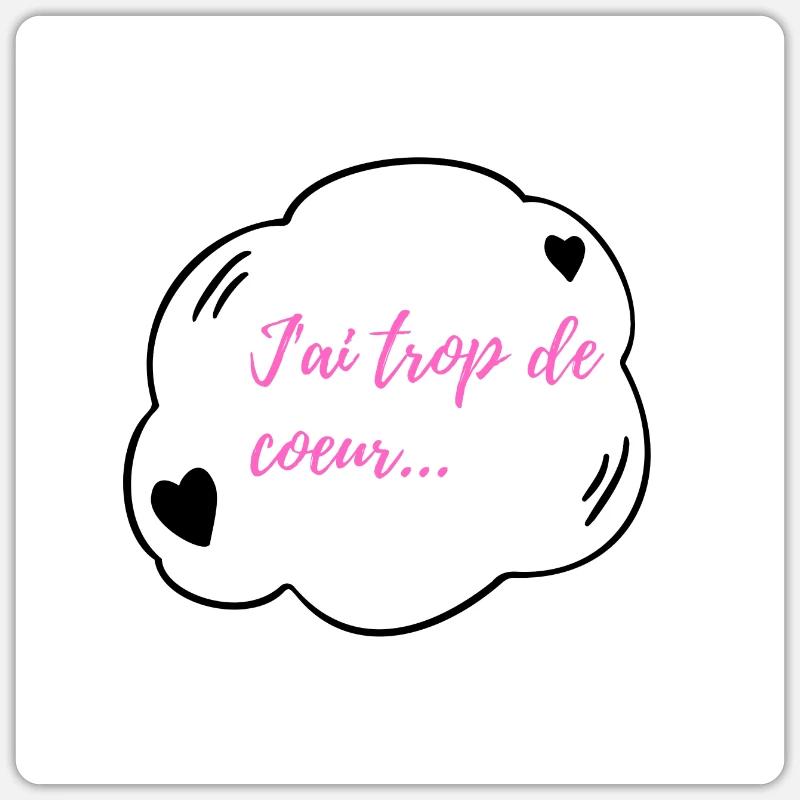 Bulle pensée 4 Sticker taille S (10 x 10 cm)